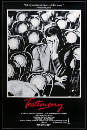 Testimony's poster