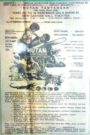 Hutan Tantangan's poster