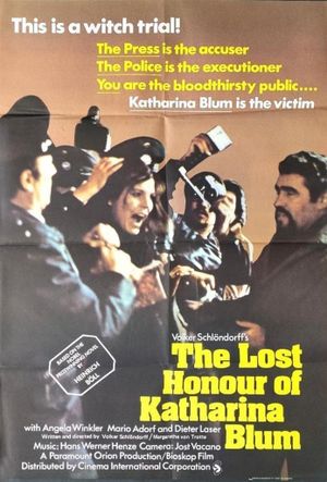 The Lost Honor of Katharina Blum's poster