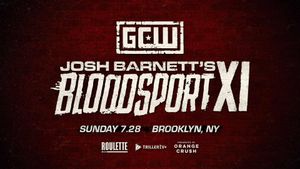 GCW Josh Barnett's Bloodsport XI's poster