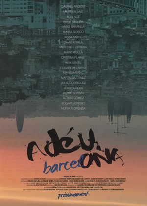 Adéu, Barcelona's poster