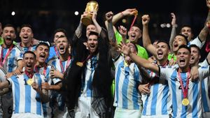 2022 FIFA World Cup Qatar Final Argentina vs France's poster