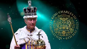 The Coronation of TM King Charles III and Queen Camilla's poster