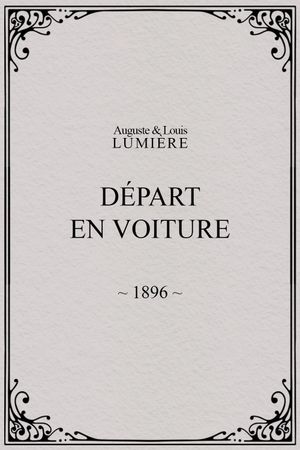 Départ en voiture's poster