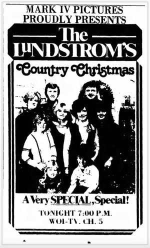 The Lundstroms Country Christmas's poster