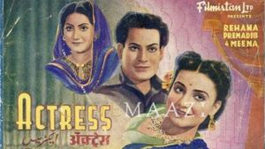 Actress's poster