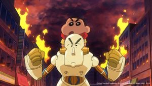 Eiga Kureyon Shinchan: Gachinko! Gyakushuu no Robotôchan's poster