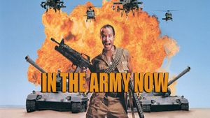 In the Army Now's poster