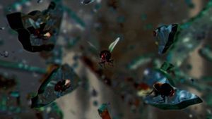 Eega's poster