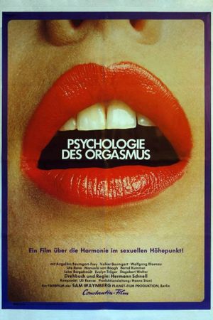 Psychology of the Orgasm's poster