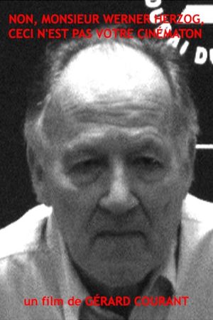 No Mr. Werner Herzog, this isn't your Cinématon's poster