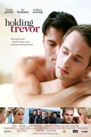 Holding Trevor's poster
