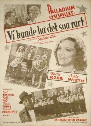 Vi kunde ha' det saa rart's poster
