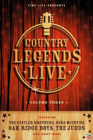 Time-Life: Country Legends Live, Vol. 3's poster