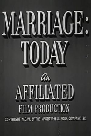 Marriage: Today's poster