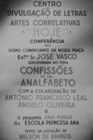 Confissões de um Analfabeto's poster