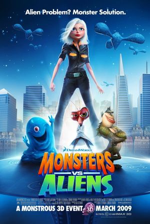 Monsters vs. Aliens's poster