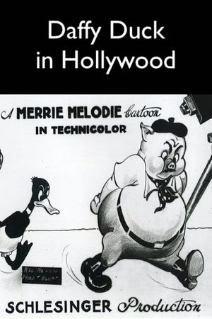 Daffy Duck in Hollywood's poster