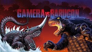 Gamera vs. Barugon's poster