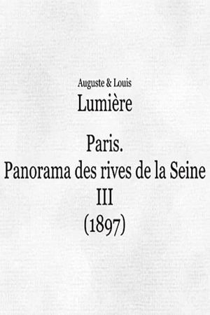 Panorama des rives de la Seine à Paris, III's poster