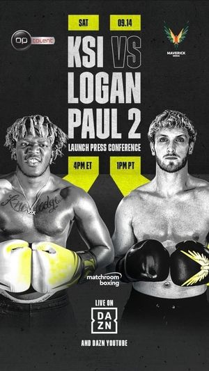 KSI vs. Logan Paul II's poster