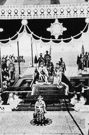 Delhi Durbar and Coronation's poster