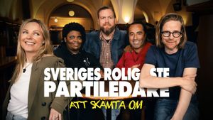 Sveriges roligaste partiledare's poster