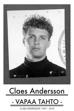 Claes Andersson - vapaa tahto's poster