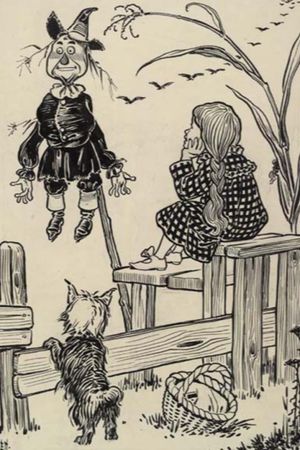 Dorothy and the Scarecrow in Oz's poster