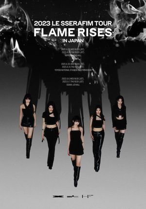 2023 LE SSERAFIM TOUR 'FLAME RISES' IN JAPAN's poster