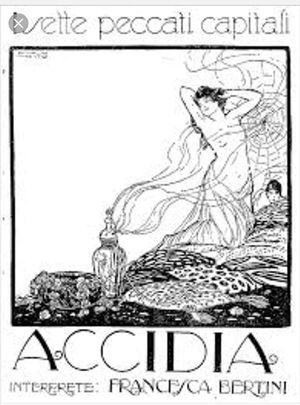 L'accidia's poster