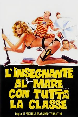 L'insegnante al mare con tutta la classe's poster