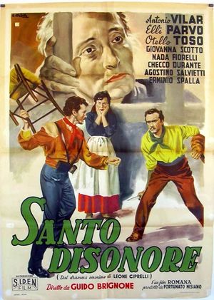 Santo disonore's poster