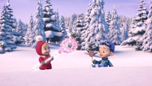 Masha en de beer - Winterpret en meer!'s poster