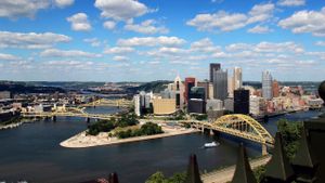 Downtown Pittsburgh's poster