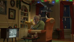 The Madagascar Penguins in a Christmas Caper's poster