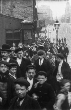 Messrs Lumb and Co Leaving the Works, Huddersfield's poster