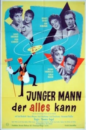 Junger Mann, der alles kann's poster