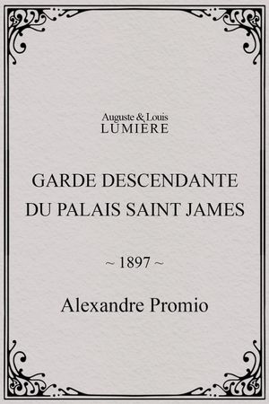 Garde descendante du Palais Saint James's poster