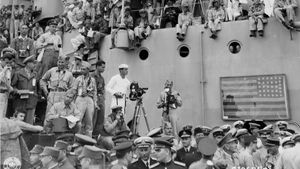 Surrender on the USS Missouri's poster