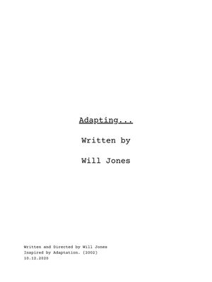Adapting...'s poster