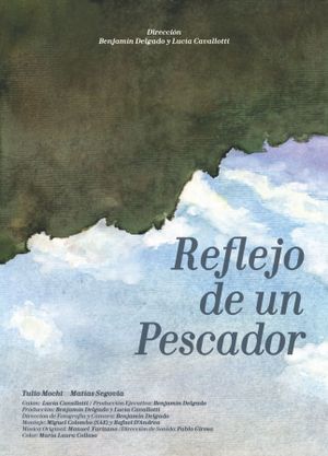 Reflejo de un pescador's poster