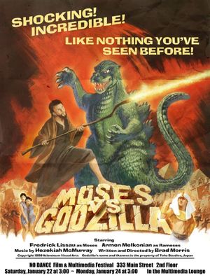 Moses vs. Godzilla's poster