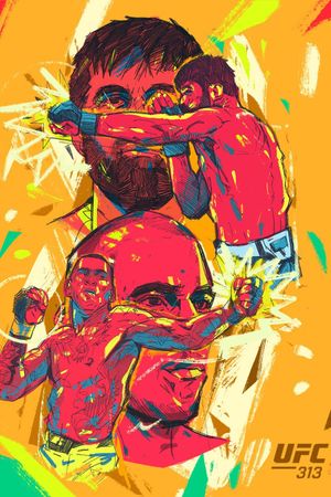 UFC 313: Pereira vs. Ankalaev's poster