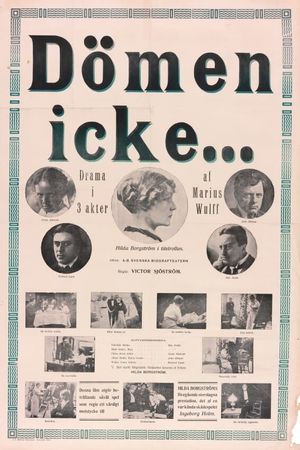 Judge Not's poster