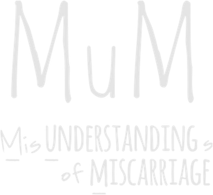 MUM Misunderstandings of Miscarriage's poster