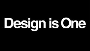 Design Is One: The Vignellis's poster