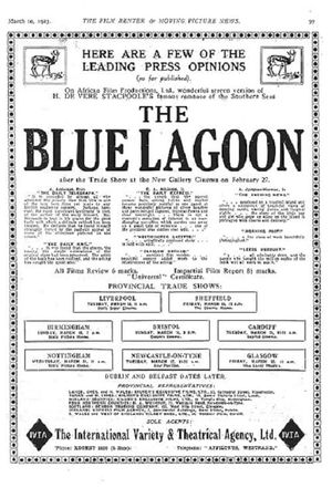 The Blue Lagoon's poster