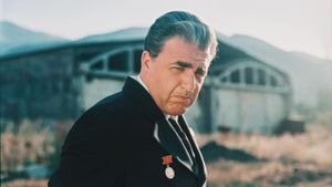 Yasha and Leonid Brezhnev's poster