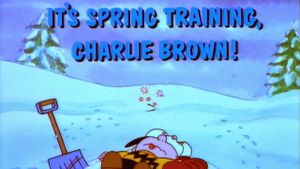 It's Spring Training, Charlie Brown's poster